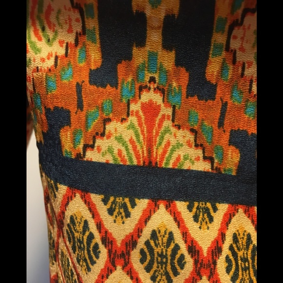 🌾 Vibrant peasant blouse 3/4 sleeve - Picture 6 of 6